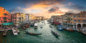 Bild Tischdecke - Canal Grande In Venedig Italien oder mit Eigenem ...