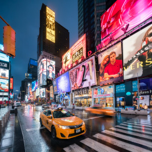 Foto Tischdecke - Broadway In New York City oder mit Eigenem Foto