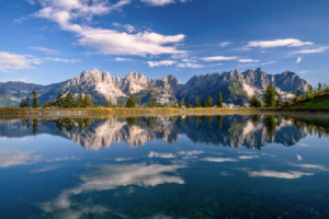 Motiv auf Tischdecke - Wilder Kaiser Tirol oder mit Eigenem Foto