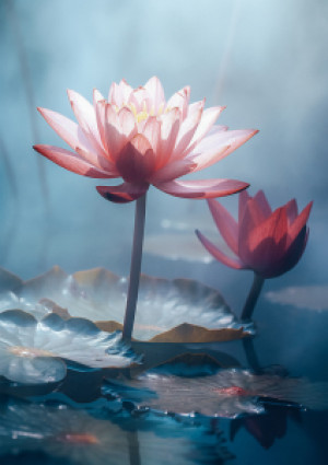 Bilder Tischdecke - Ewige Blüte Ki oder mit Eigenem Foto