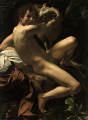Foto Tischdecke - Caravaggio Johannes Der Täufer oder mit Eigenem F...