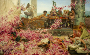 Foto auf Tischdecke - Roses Of Heliogabalus Alma-Tadema oder mit Ei...