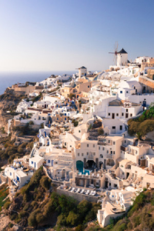 Wunschmotiv auf Tischdecke - Oia - Santorin I oder mit Eigenem Foto