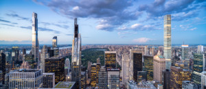 Wunschmotiv Tischdecke - New York Skyline Mit Central Park oder mit...