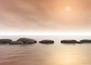 Bild Tragetasche - Step Stones oder mit Eigenem Foto