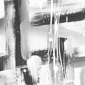 Foto Tragetasche - Modern Expressions I Black White oder mit Eigene...