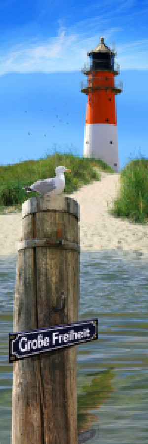 Wunschbild Tragetasche - Große Freiheit Am Leuchtturm oder mit Eige...