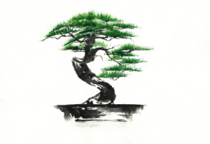 Motiv Tragetasche - Bonsai oder mit Eigenem Foto