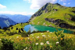 Motiv auf Tragetasche - Seealpsee oder mit Eigenem Foto