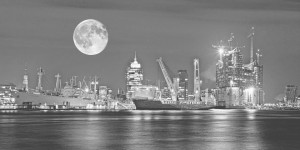 Motiv als Tragetasche - Hamburger Hafen oder mit Eigenem Foto