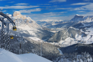 Motiv Tragetasche - Skipiste In Den Dolomiten oder mit Eigenem Foto