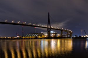 Foto Tragetasche - Köhlbrandbrücke oder mit Eigenem Foto