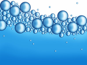 Wunschbild als Tragetasche - Blubberblasen Und Wasser Grafik oder m...
