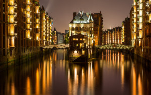 Wunschmotiv auf Tragetasche - Speicherstadt Hamburg oder mit Eigene...