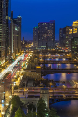Foto Tragetasche - Chicago River Bridges oder mit Eigenem Foto