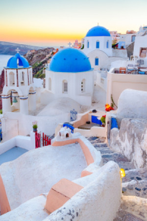Wunschmotiv als Tragetasche - Oia - Santorini Ix oder mit Eigenem Foto