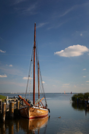 Bild auf Tragetasche - Zeeskahn Im Hafen oder mit Eigenem Foto