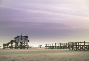 Motiv Tragetasche - Strand Von Sankt Peter-Ording oder mit Eigenem ...