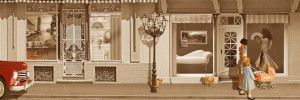 Tragetasche - Shopping Nostalgie oder mit Eigenem Foto