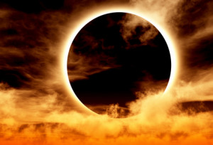 Motiv auf Tragetasche - Sonnenfinsternis oder mit Eigenem Foto