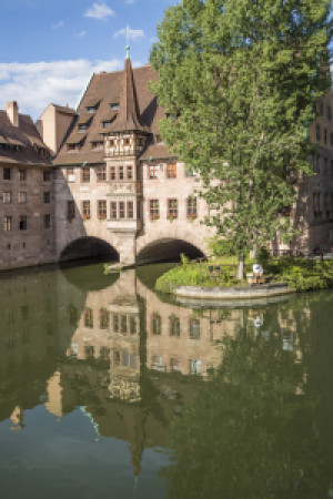 Motiv als Tragetasche - Nünberg Heilig-Geist-Stift Pegnitz oder mit...