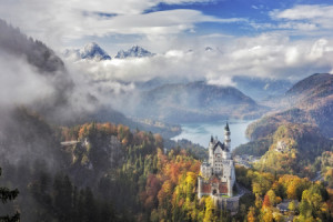 Foto auf Tragetasche - Neuschwanstein Castle oder mit Eigenem Foto