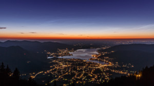 Bilder Tragetasche - Blaue Stunde Am Tegernsee oder mit Eigenem Foto