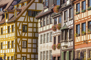 Motiv auf Tragetasche - Sebalder Altstadt - Nürnberg oder mit Eigen...