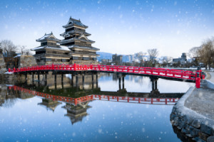 Wunschmotiv als Tragetasche - Burg Matsumoto In Japan oder mit Eige...