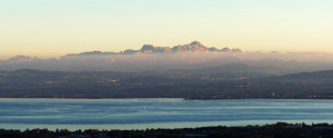 Motiv als Tragetasche - Bodensee - Alpstein - Säntis oder mit Eigen...