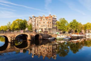 Wunschbild als Tragetasche - Prinsengracht Und Brouwersgracht In Am...