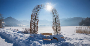 Foto Tragetasche - Sonnentor Im Winter oder mit Eigenem Foto