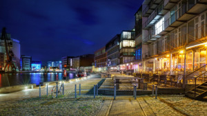 Fotos Tragetasche - Münster Hafenpromenade oder mit Eigenem Foto