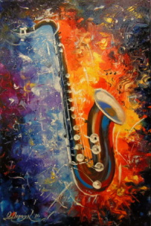 Wunschbild als Tragetasche - The Saxophone oder mit Eigenem Foto