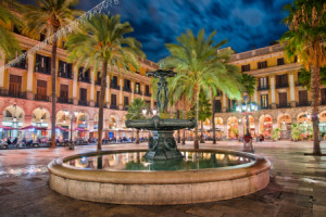 Motiv als Tragetasche - Placa Reial In Barcelona oder mit Eigenem Foto