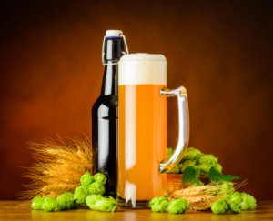 Wunschmotiv Tragetasche - Weißbier Mit Weizen Und Hopfen oder mit E...