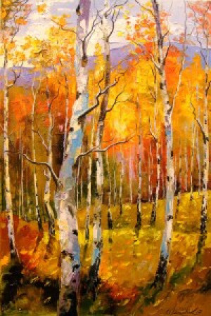 Motiv Tragetasche - Birch Grove oder mit Eigenem Foto