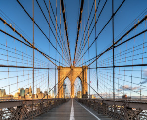 Fotos Tragetasche - Brooklyn Bridge New York oder mit Eigenem Foto