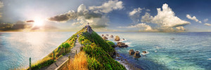 Motiv Tragetasche - Neuseeland Nugget Point oder mit Eigenem Foto