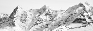 Fotos Tragetasche - Eiger Mönch Jungfrau Sw oder mit Eigenem Foto