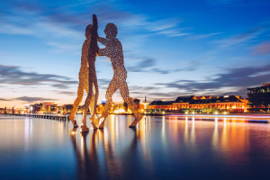 Bild Tragetasche - Berlin - Molecule Man oder mit Eigenem Foto