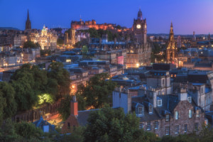Bilder Tragetasche - Schottland Edinburgh Bei Nacht oder mit Eigene...