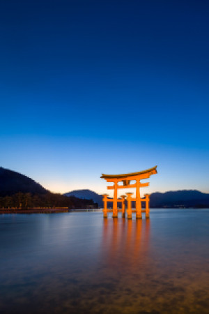 Wunschbild als Tragetasche - Großes Torii In Miyajima oder mit Eige...