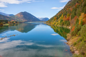 Bild Tragetasche - Sylvensteinsee Im Herbst oder mit Eigenem Foto