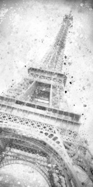 Bild auf Tragetasche - Monochrome Kunst Eiffelturm oder mit Eigenem...