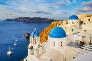 Fotos Tragetasche - Santorin Insel oder mit Eigenem Foto