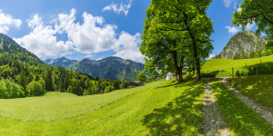 Wunschbild als Tragetasche - Bergbauernhof oder mit Eigenem Foto