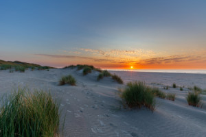 Wunschbild auf Tragetasche - Sonnenuntergang Auf Juist oder mit Eig...