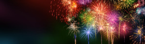 Bild auf Tragetasche - Farbenfrohes Feuerwerk oder mit Eigenem Foto