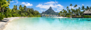 Motiv auf Tragetasche - Mont Otemanu Auf Bora Bora oder mit Eigenem...